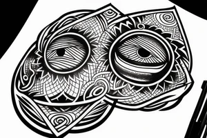 ALL SEEING EYE blackwork tattoo idea