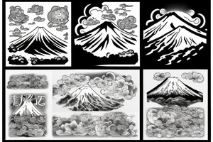 Mount Fuji tattoo idea