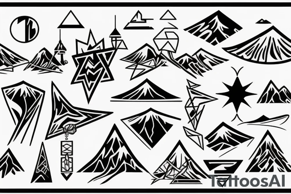 Mount fuji tattoo idea