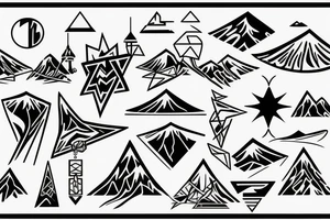 Mount fuji tattoo idea