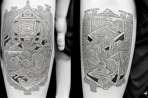 Traditional Korea tattoo idea