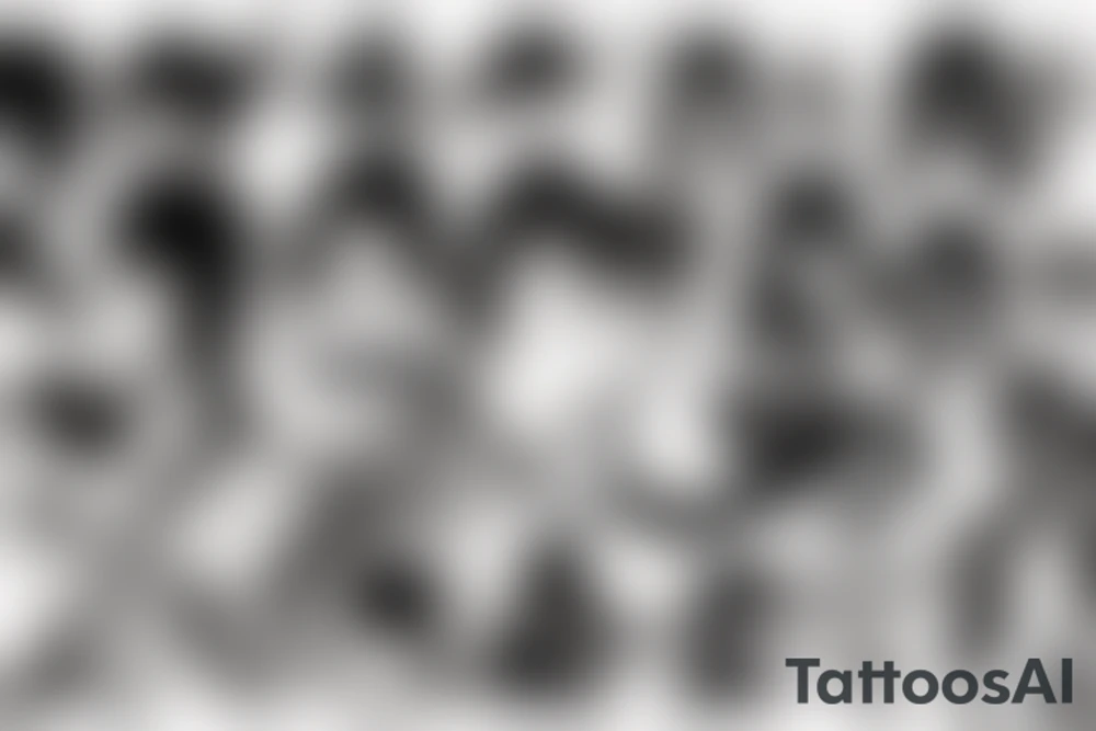 anime ninja girl tattoo idea