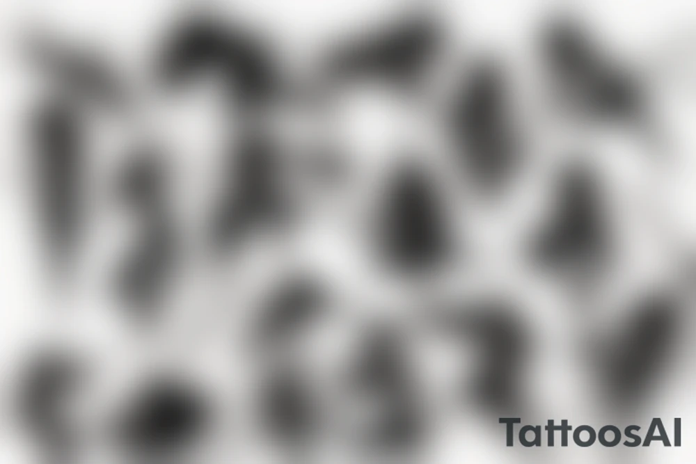anime ninja girl tattoo idea