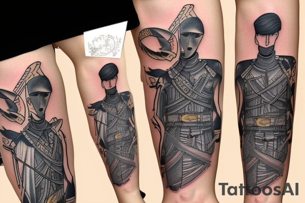 Samourai tattoo idea
