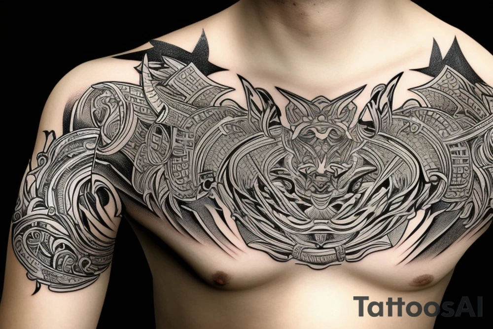Samourai tattoo idea