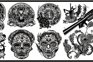 revolver tattoo idea