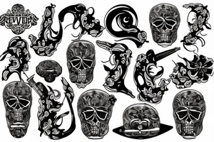 revolver tattoo idea