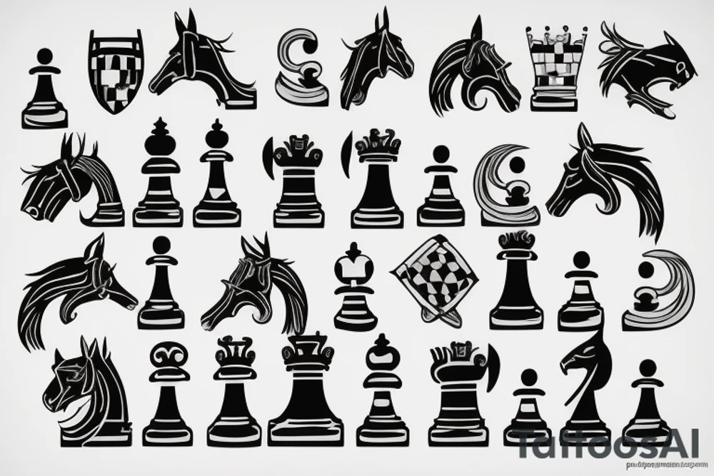 chess tattoo idea