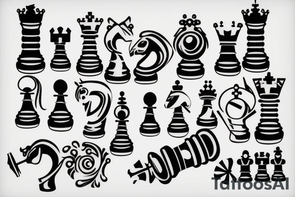 chess tattoo idea