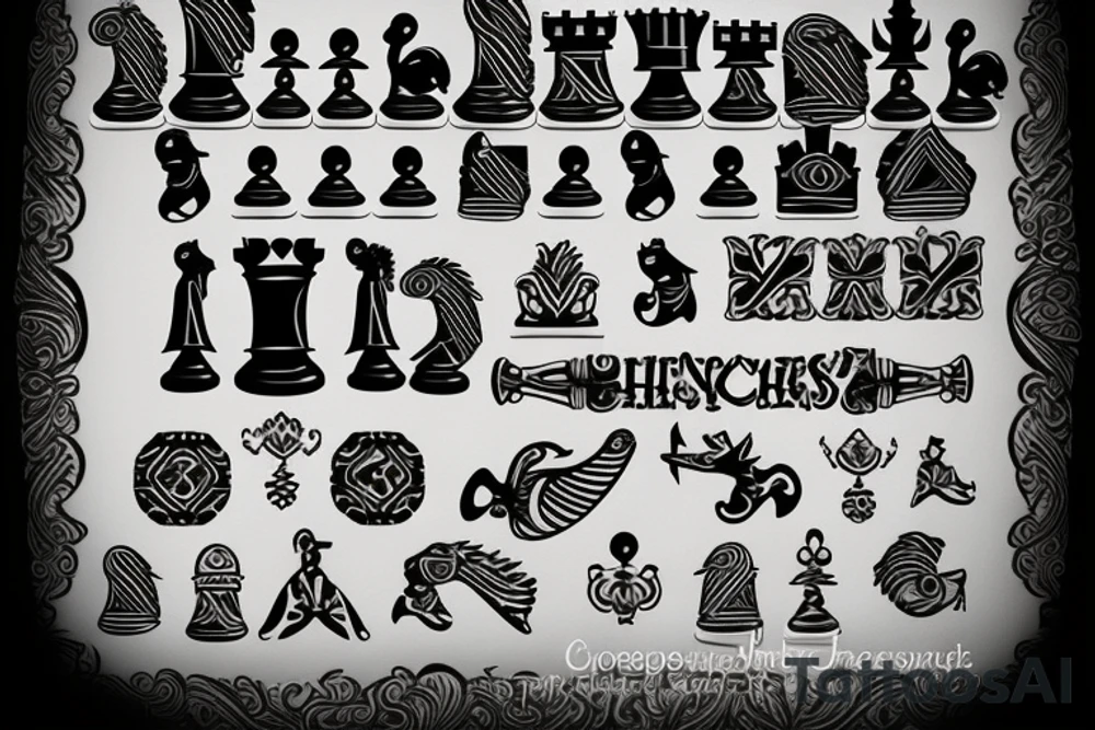chess tattoo idea