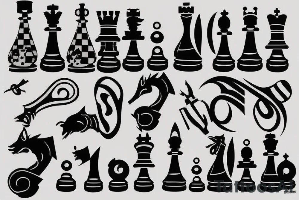 chess tattoo idea