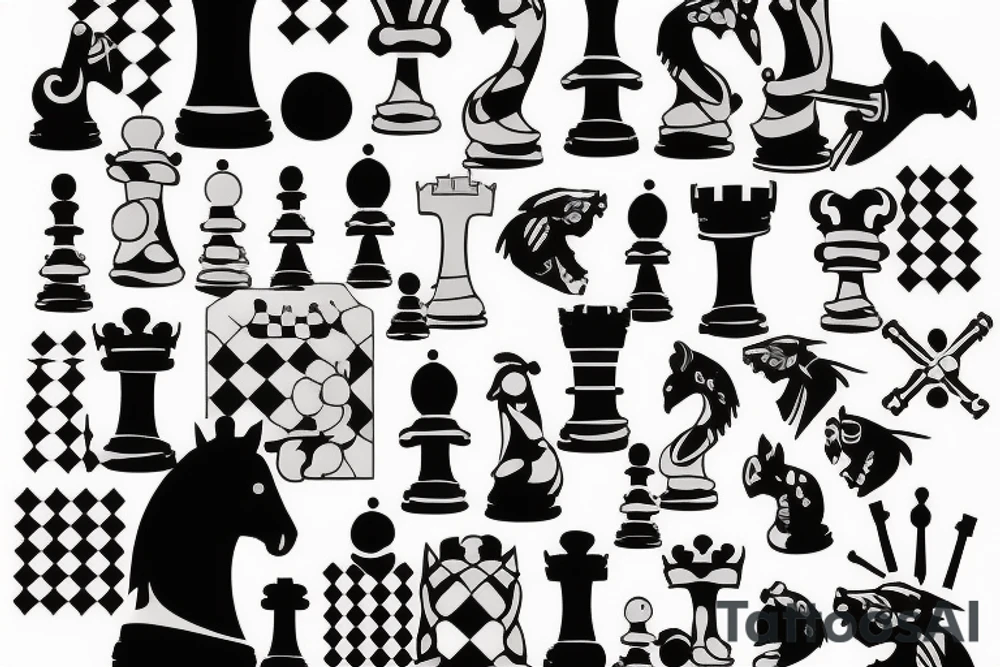chess tattoo idea