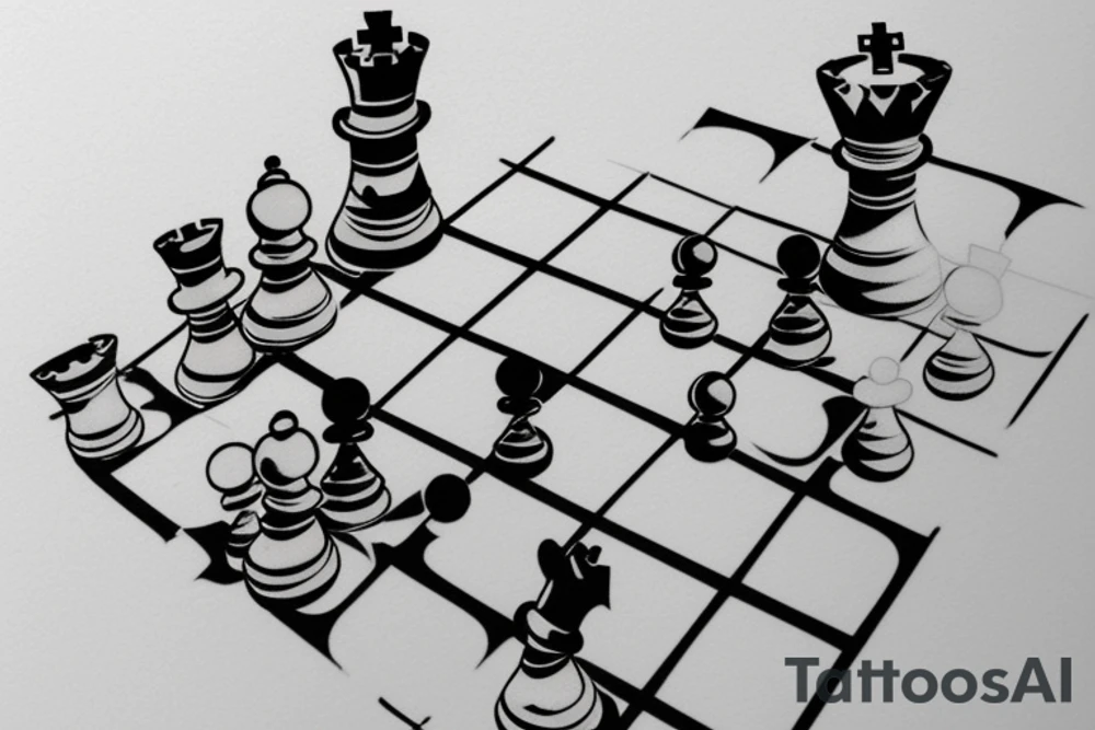 chess tattoo idea