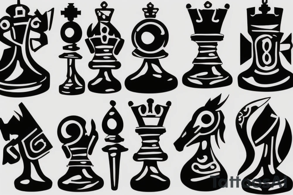 chess tattoo idea