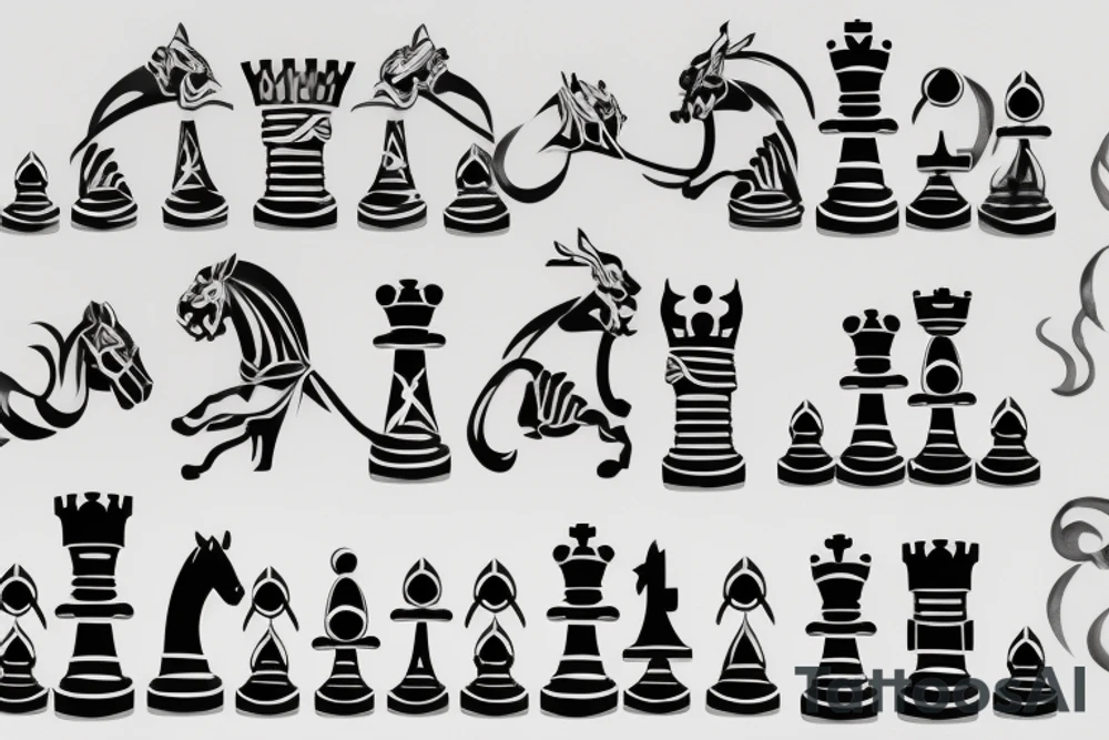chess tattoo idea