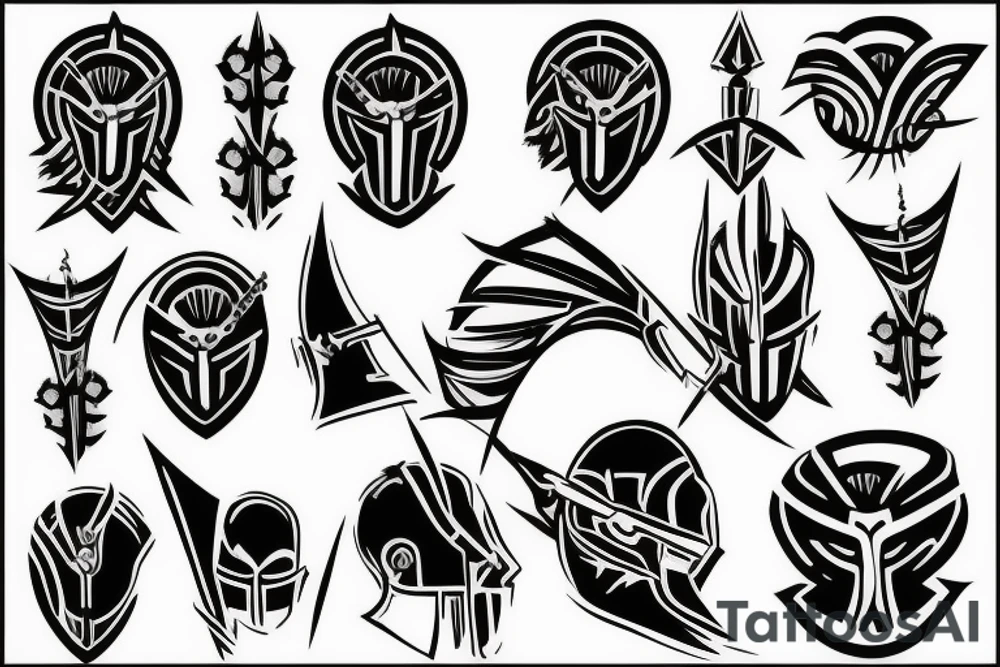 spartan tattoo idea