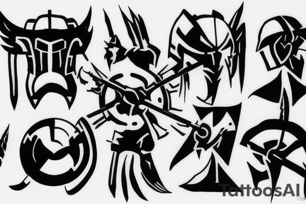 spartan tattoo idea