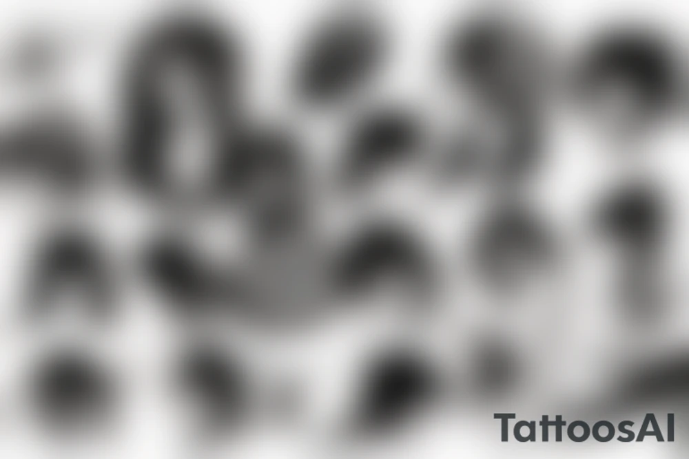 spartan anime girl tattoo idea