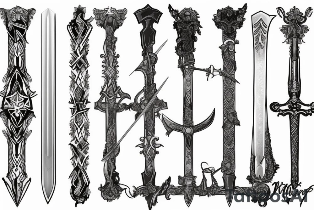 sword tattoo idea