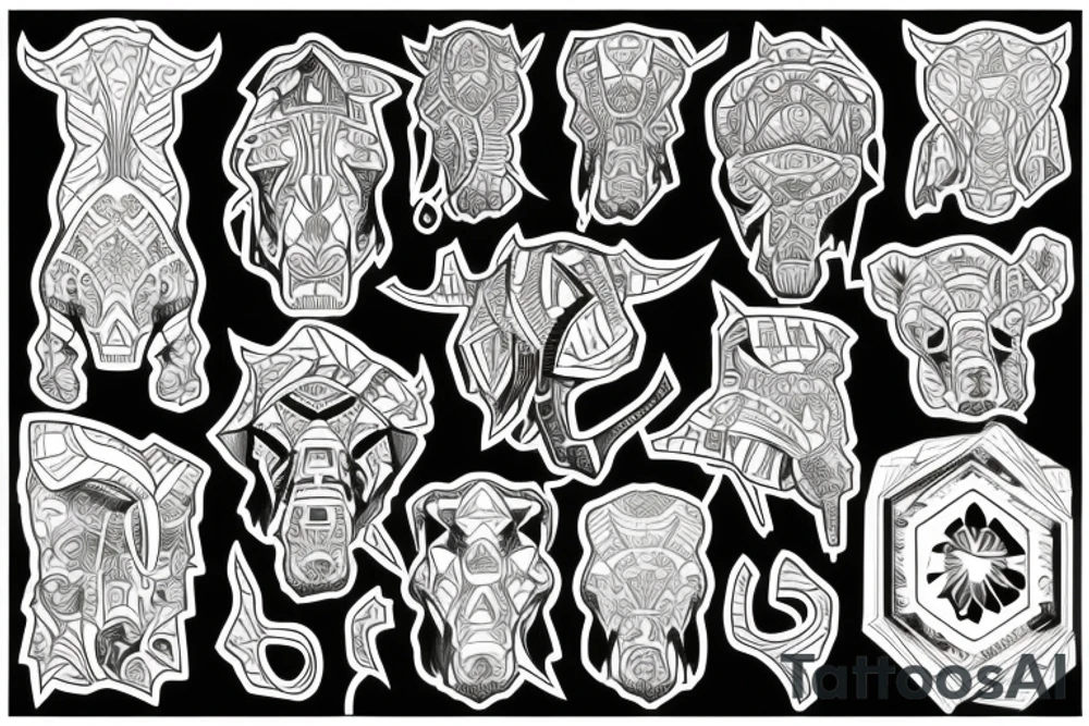 mammoth tattoo idea