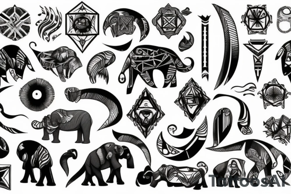mammoth tattoo idea