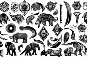 mammoth tattoo idea