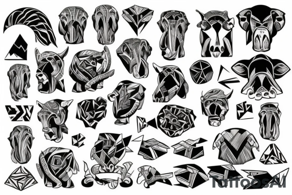 mammoth tattoo idea