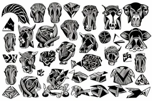 mammoth tattoo idea