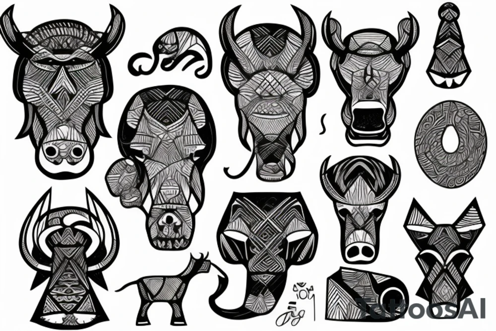 mammoth tattoo idea