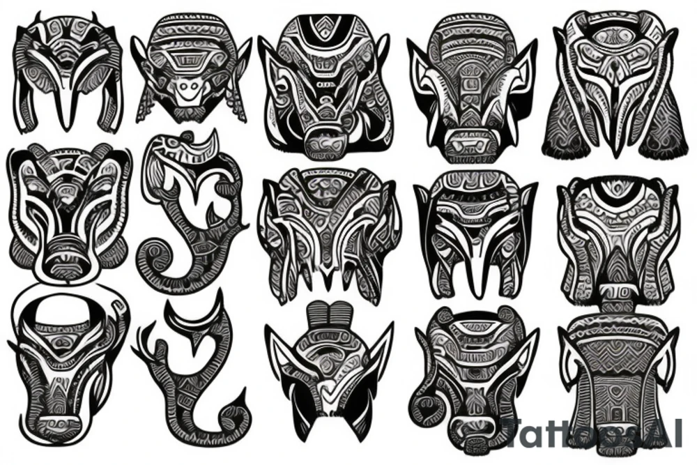 mammoth tattoo idea