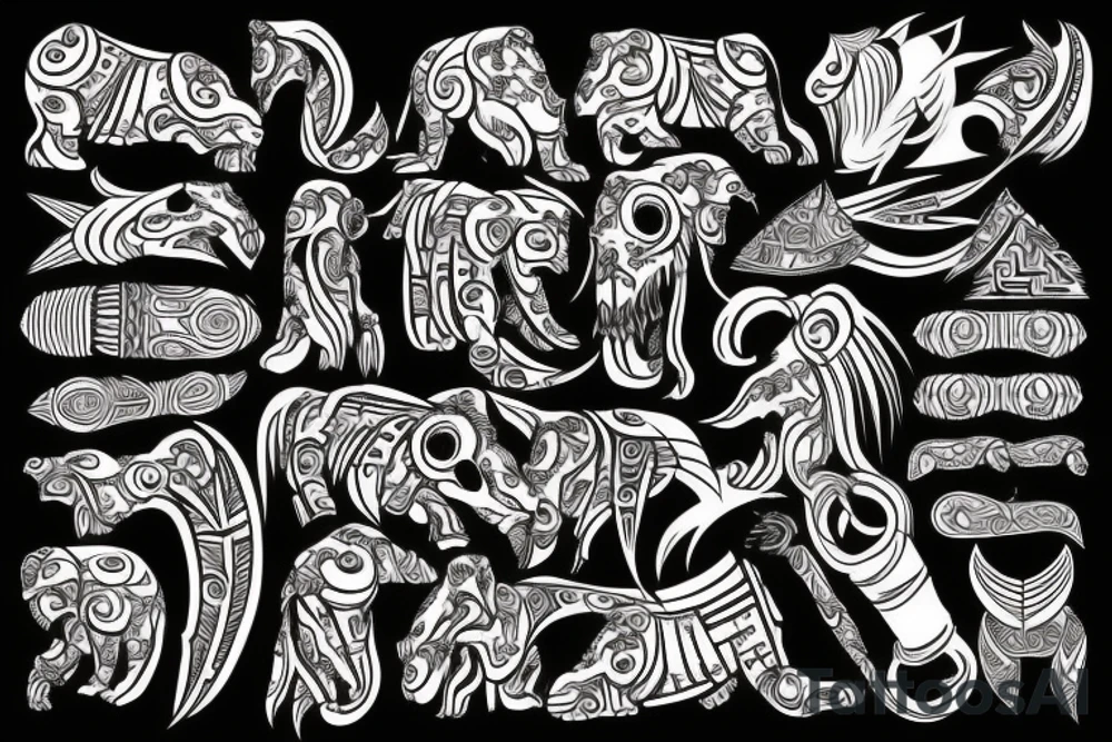 mammoth tattoo idea