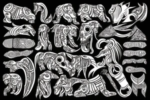 mammoth tattoo idea