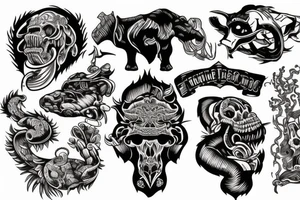 mammoth tattoo idea