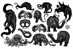 mammoth tattoo idea