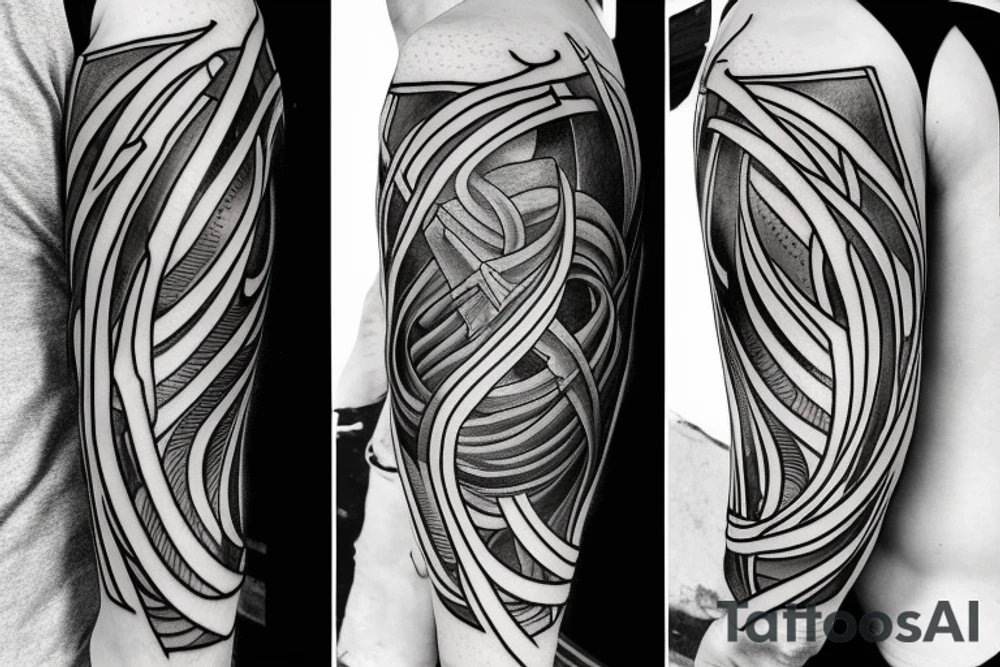 sword burning tattoo idea