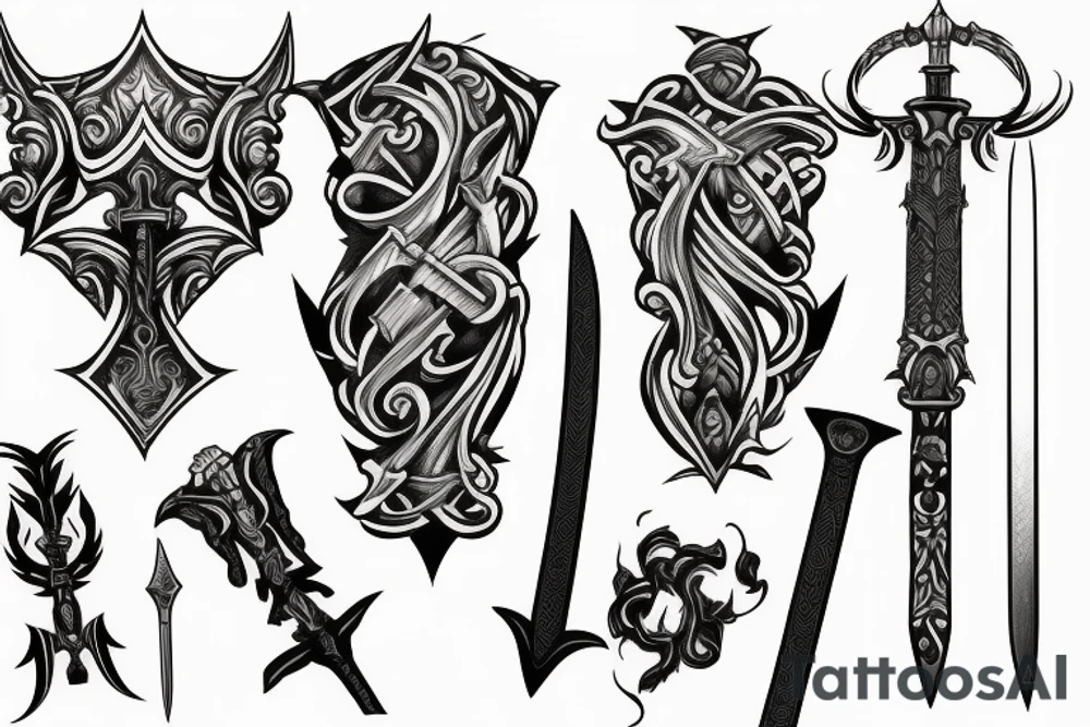 sword tattoo idea