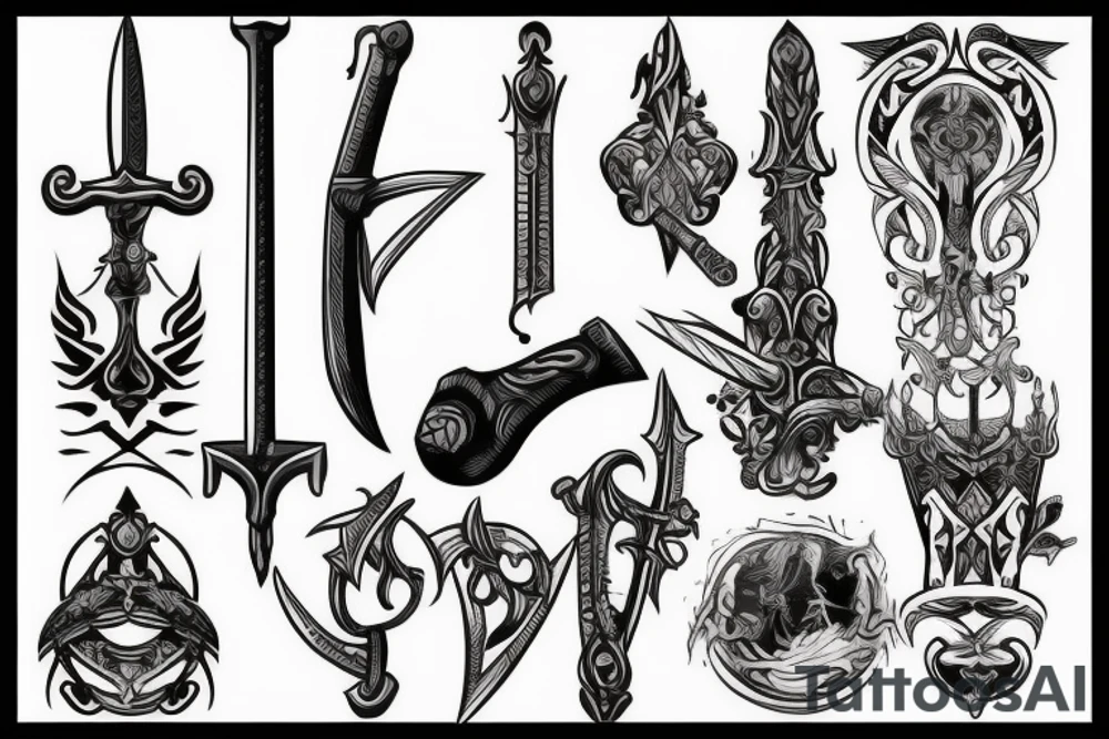 sword tattoo idea