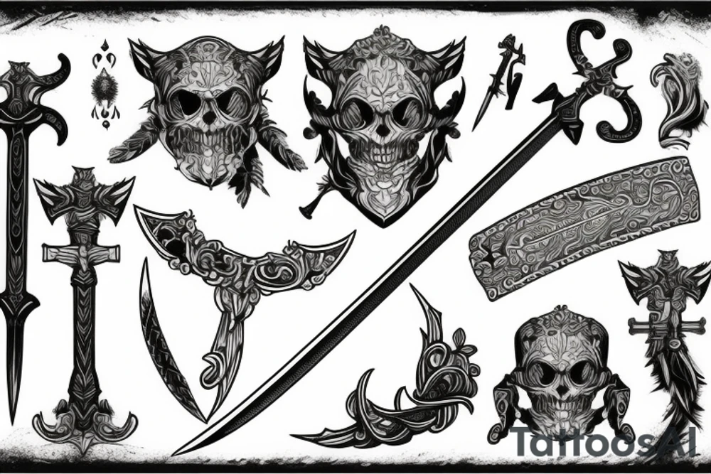 sword tattoo idea
