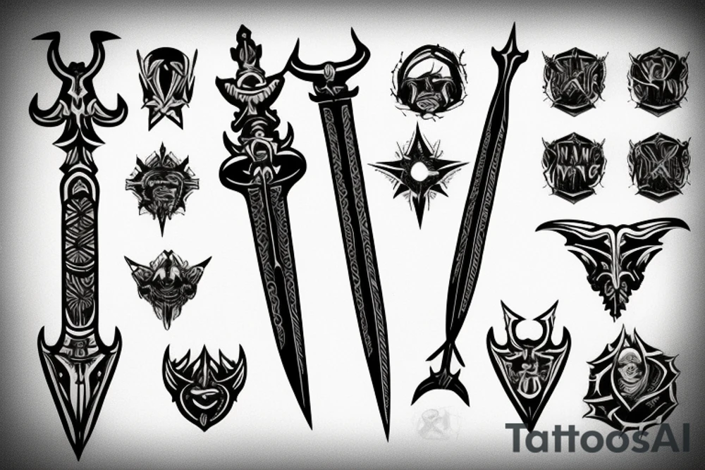 sword tattoo idea
