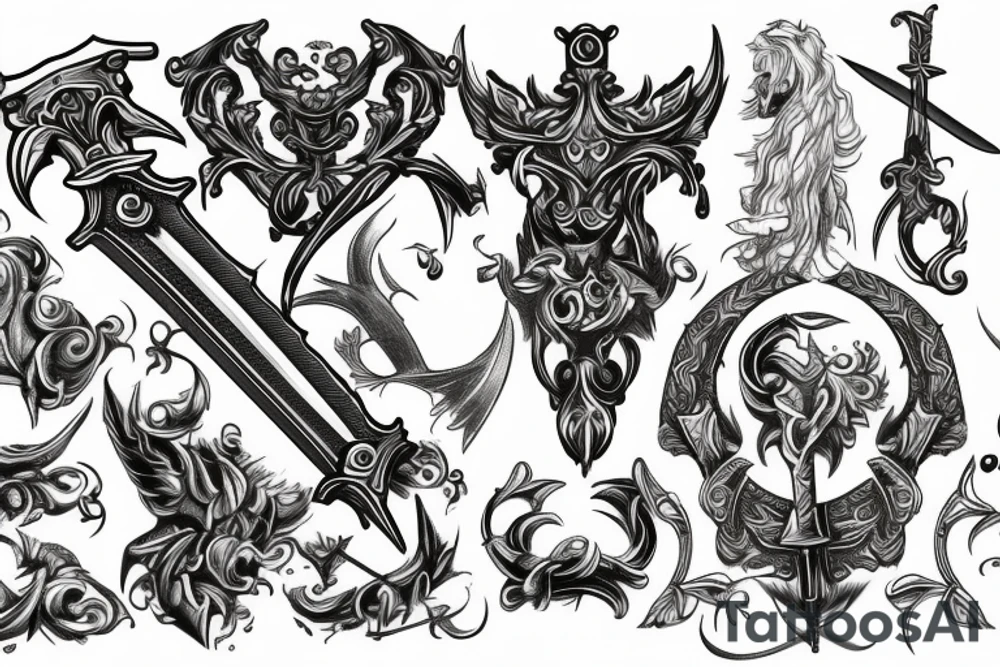 sword tattoo idea