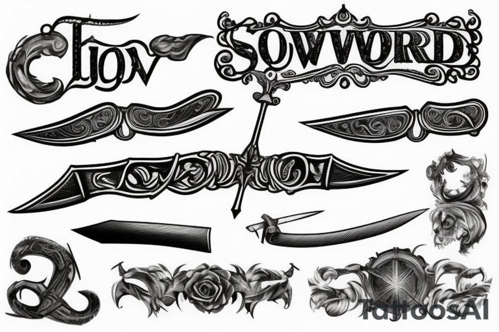 sword tattoo idea