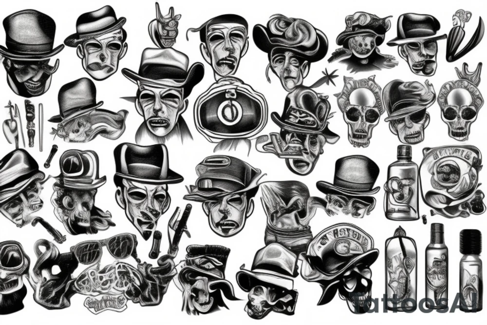 Gangster tattoo idea