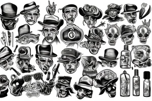 Gangster tattoo idea