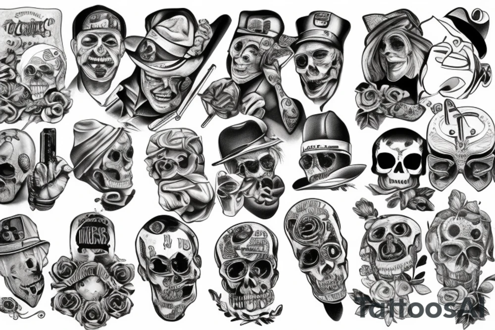 Gangster tattoo idea