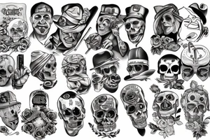 Gangster tattoo idea