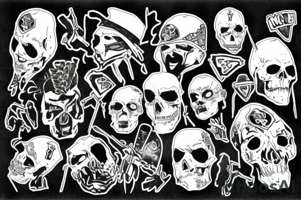 Nu metal,gangster,live,freedom tattoo idea