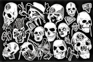 Nu metal,gangster,live,freedom tattoo idea