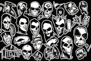 Nu metal,gangster,live,freedom tattoo idea