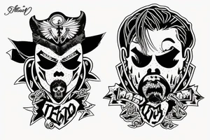 Nu metal,gangster,live,freedom tattoo idea