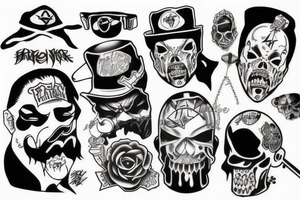 Nu metal,gangster,live,freedom tattoo idea